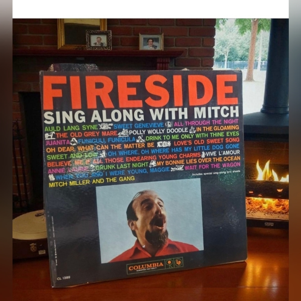 Columbia Fireside Sing Along with Mitch Vinyl Record